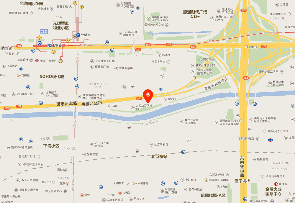 大望路电影产业园位置地图